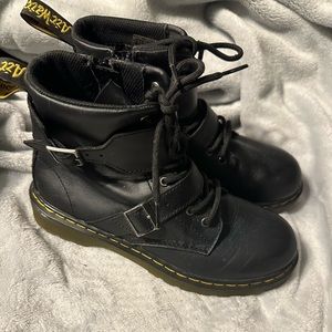Kids Dr Martens with straps